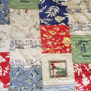 Pottery Barn. TWIN Island Patchwork Quilt